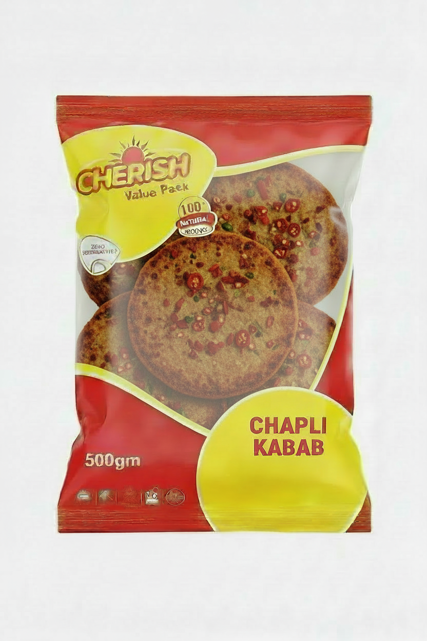 Chicken Chapli Kabab - Peshawari Style Frozen Kababs | Cherish Foods
