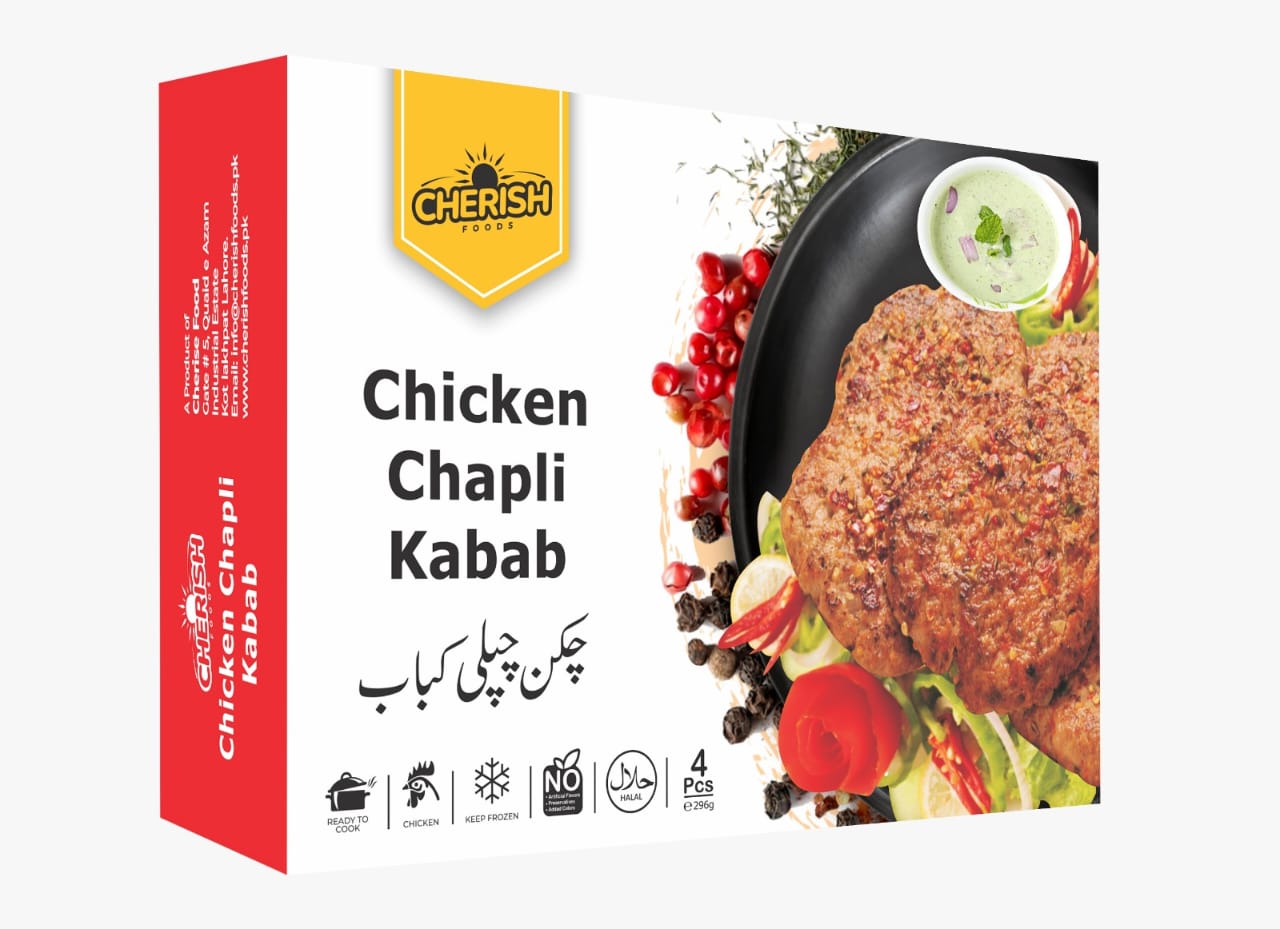Chicken Chapli Kabab - Peshawari Style Frozen Kababs | Cherish Foods