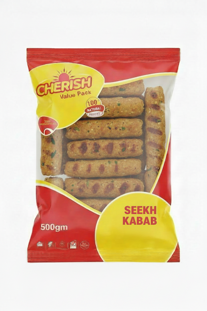Chicken Seekh Kabab - Authentic Pakistani Frozen Kababs | Cherish Foods