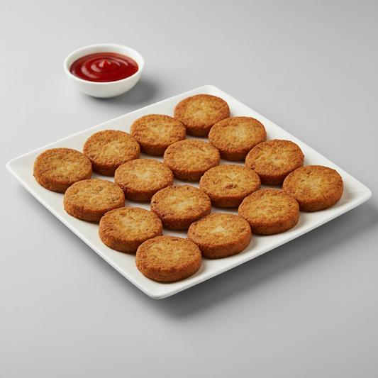 Fried Chicken Shami Kababs with Ketchup