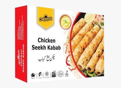 Chicken Seekh Kabab - Authentic Pakistani Frozen Kababs | Cherish Foods